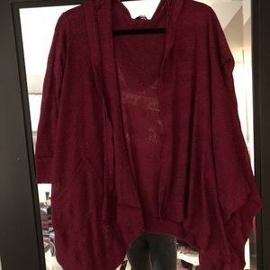 Layered cardigan